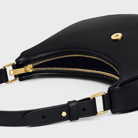 Replicate MEDIUM AVA TRIOMPHE BAG IN SMOOTH CALFSKIN BLACK(1:1 replica)