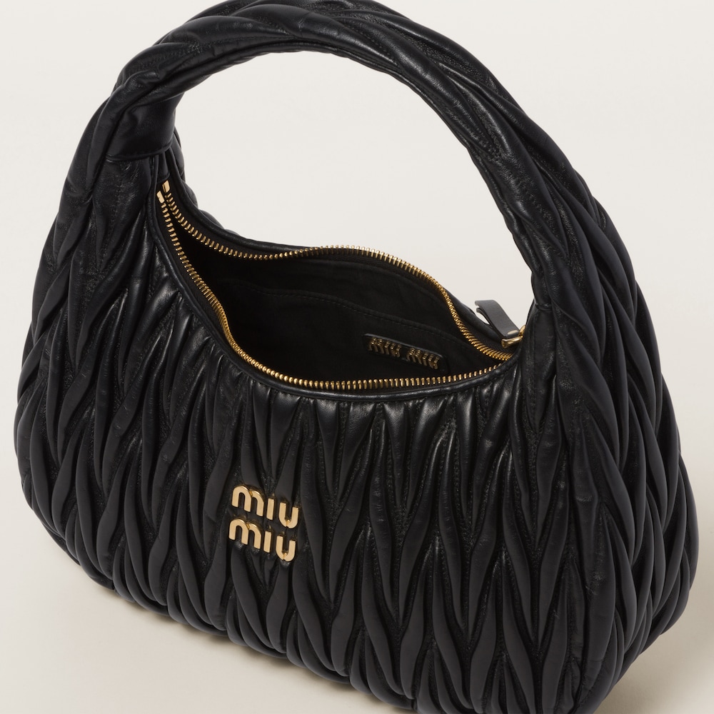 Replicate Large wander matelassé nappa leather hobo bag(1:1 replica)