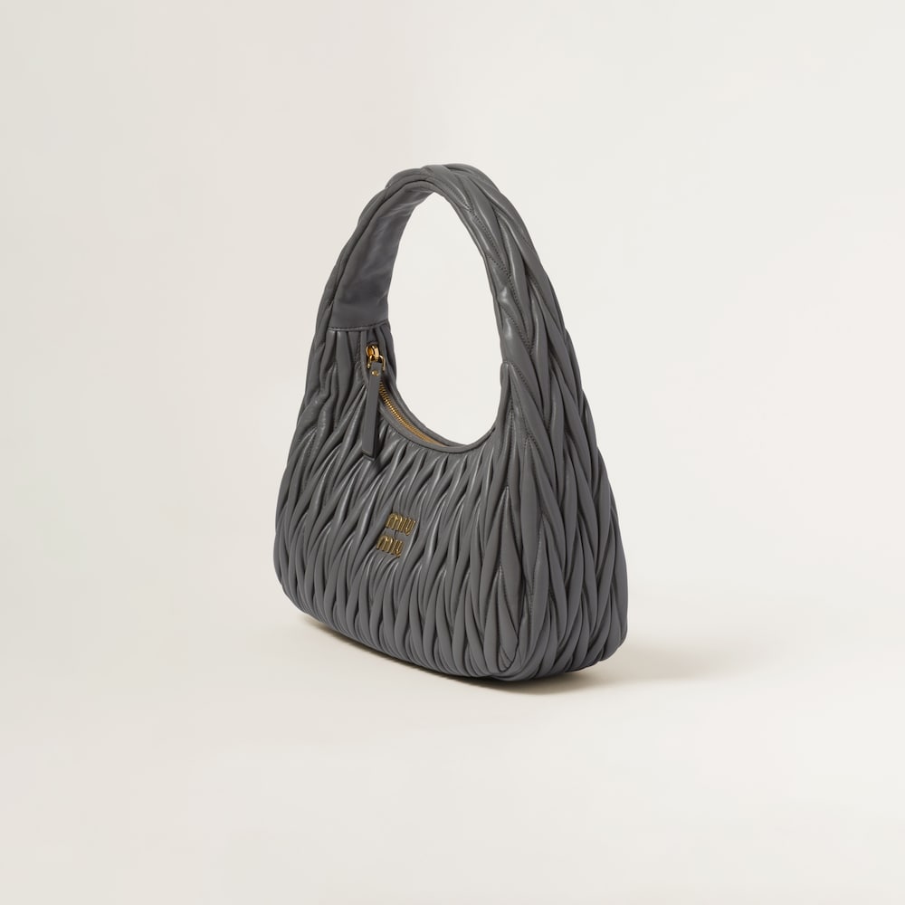 Replicate Large wander matelassé nappa leather hobo bag(1:1 replica)