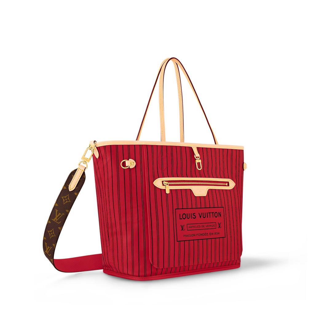 Replicate Louis Vuitton Neverfull Bandoulière Inside Out MM M12096(1:1 replica)