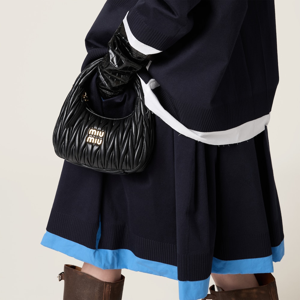 Replicate Wander matelassé nappa leather hobo bag(1:1 replica)