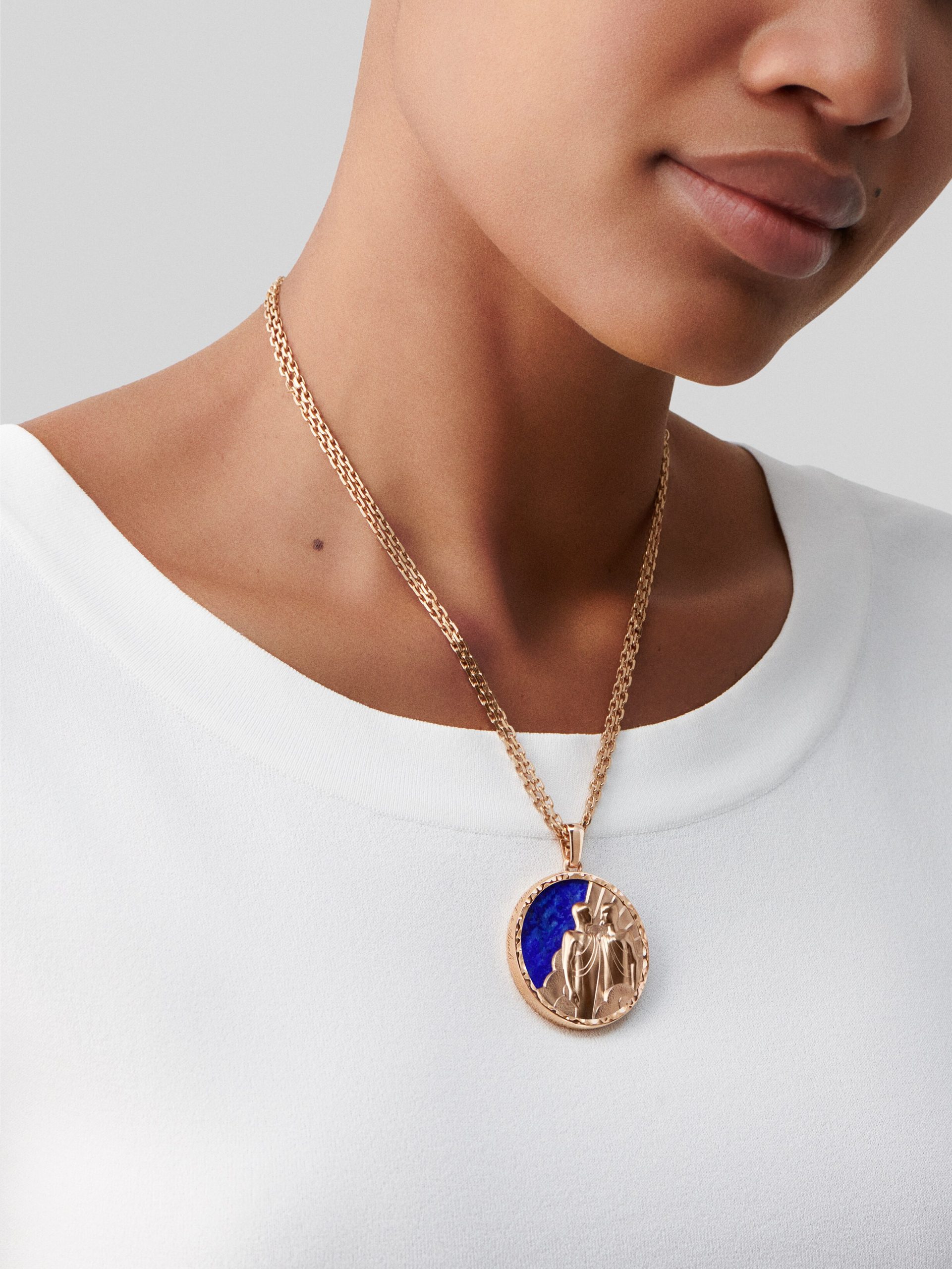 Replicate Zodiaque long necklace Geminorum (Gemini)(1:1 replica)