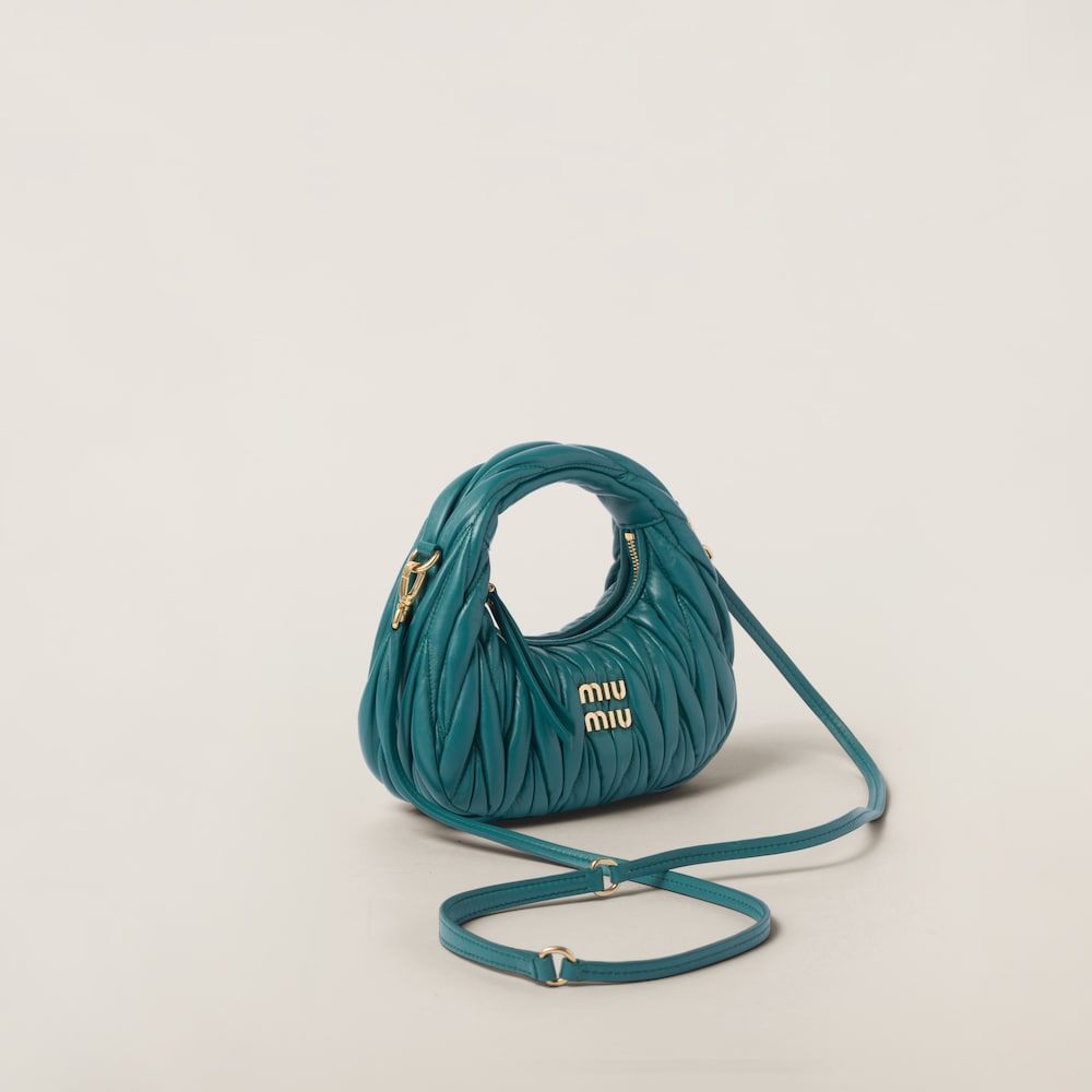 Replicate Wander matelassé nappa leather hobo mini-bag(1:1 replica)