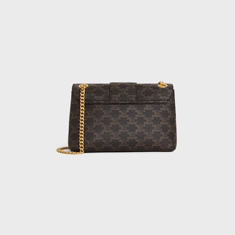 Replicate MEDIUM CELINE VICTOIRE BAG IN TRIOMPHE CANVAS TAN(1:1 replica)