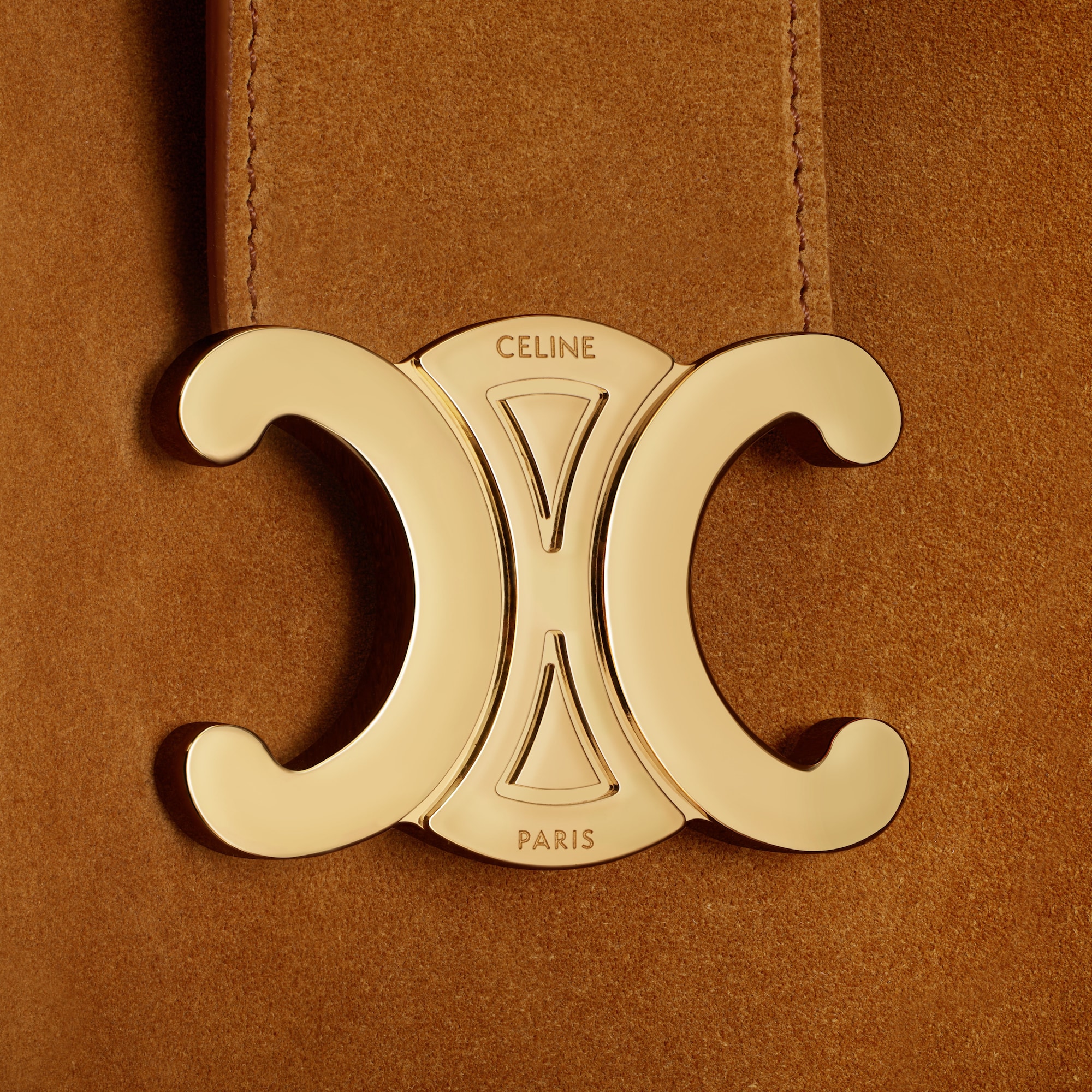 Replicate MEDIUM LOUISE BAG IN SUEDE CALFSKIN PECAN(1:1 replica)