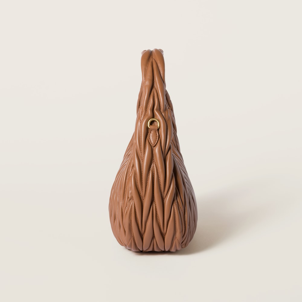 Replicate Regular wander matelassé nappa leather hobo bag(1:1 replica)