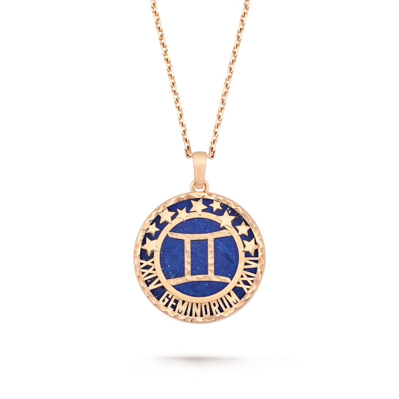 Replicate Zodiaque long necklace Geminorum (Gemini)(1:1 replica)