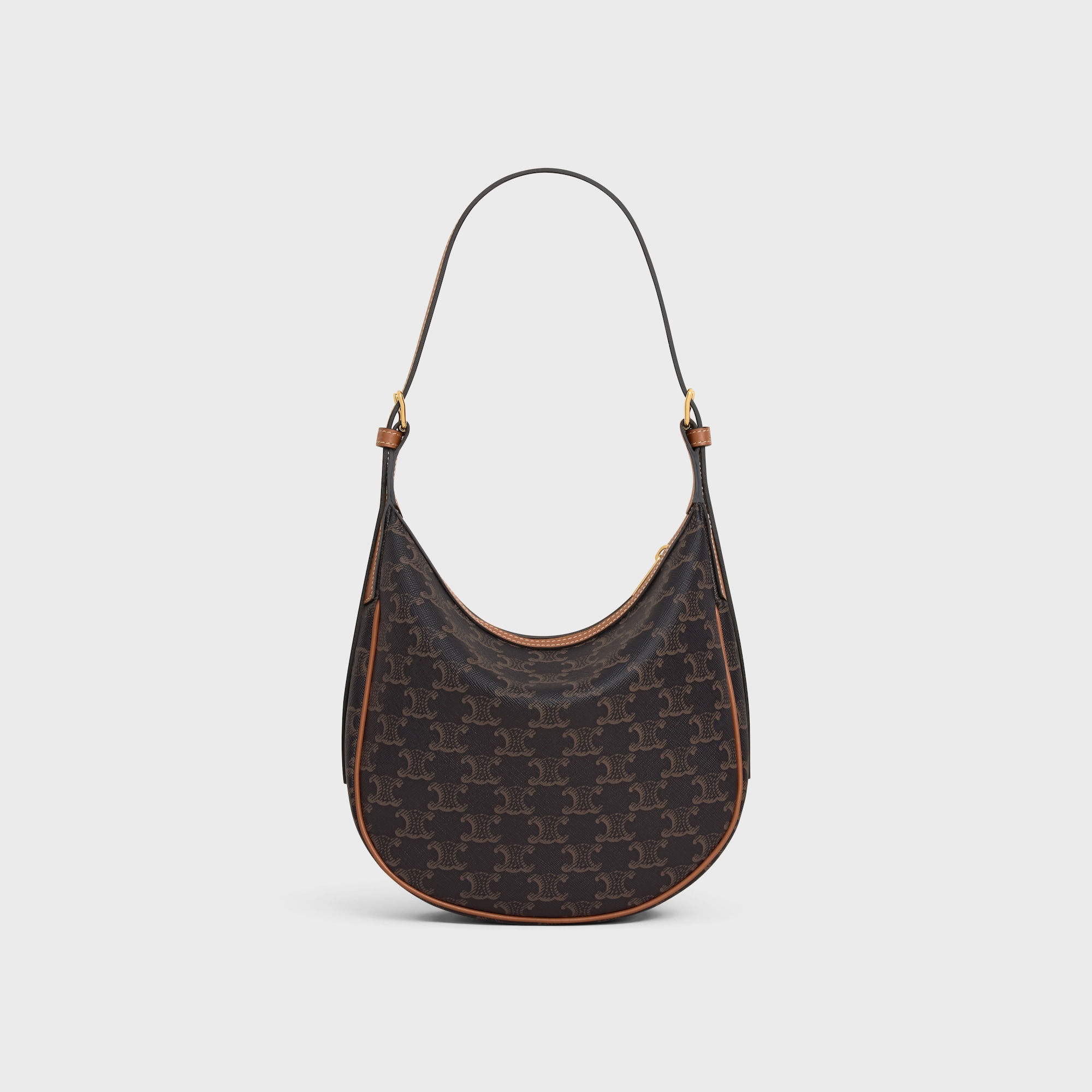 Replicate SMALL HELOÏSE CUIR TRIOMPHE BAG IN TRIOMPHE CANVAS AND CALFSKIN(1:1 replica)
