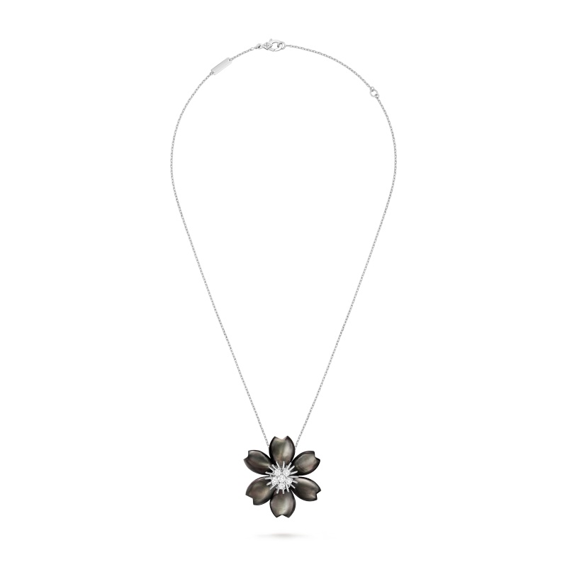 Replicate Rose de Noël clip pendant, small model(1:1 replica)