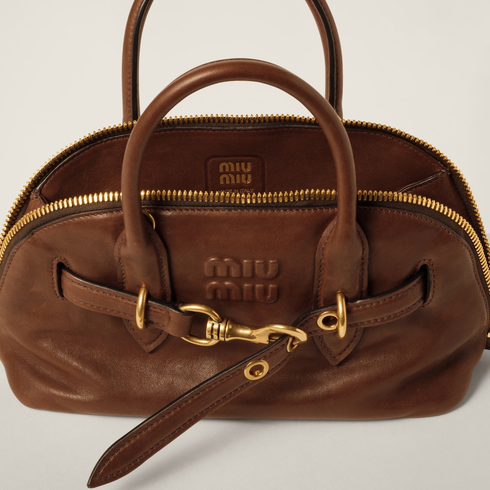 Replicate Aventure nappa leather top-handle bag(1:1 replica)