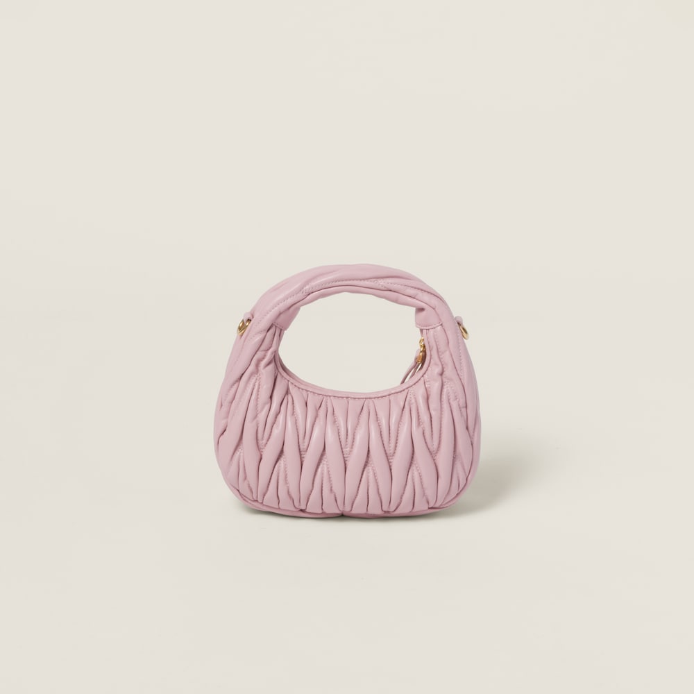 Replicate Wander matelassé nappa leather hobo mini-bag(1:1 replica)