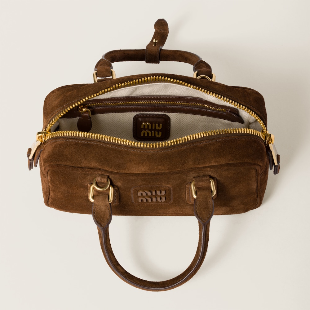 Replicate Arcadie padded suede top-handle bag(1:1 replica)