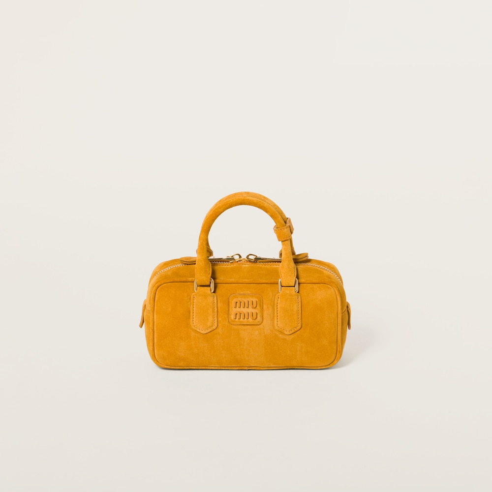 Replicate Arcadie padded suede top-handle bag(1:1 replica)
