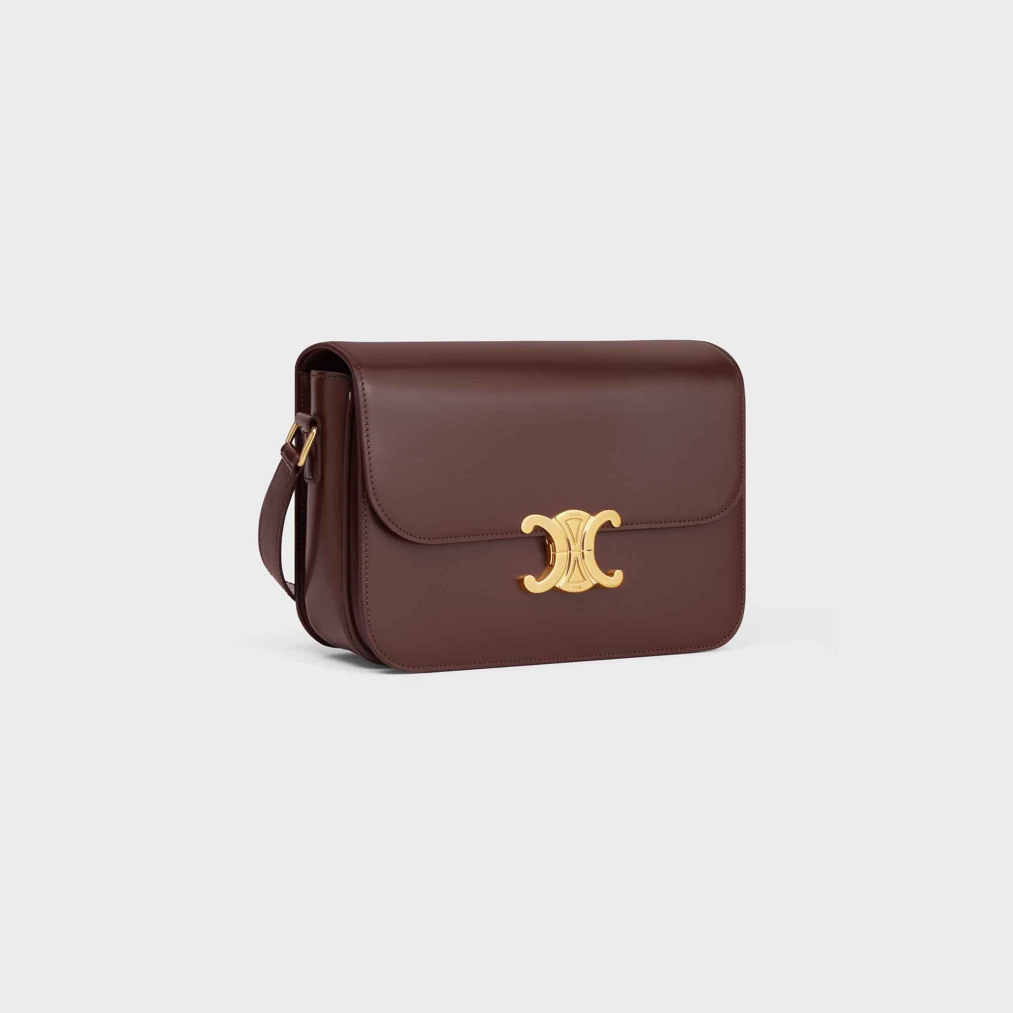 Replicate CLASSIQUE TRIOMPHE BAG IN SHINY CALFSKIN(1:1 replica)