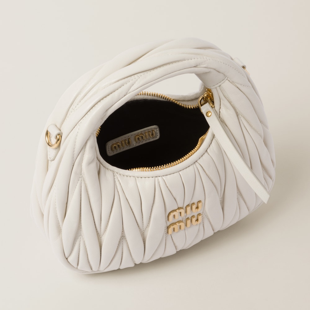 Replicate Wander matelassé nappa leather hobo mini-bag(1:1 replica)