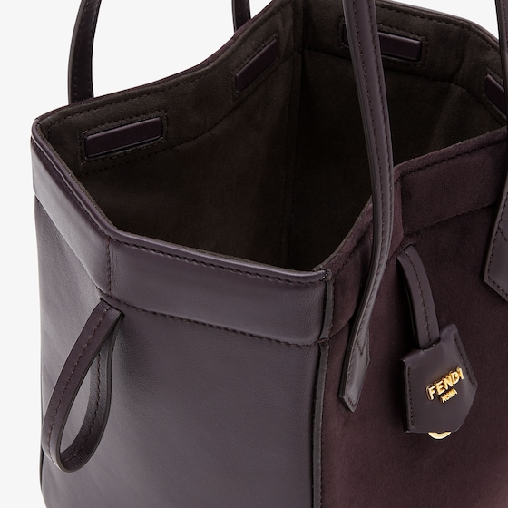 Replicate Fendi Origami Mini Transformable Suede and Leather Mini Bag(1:1 replica)
