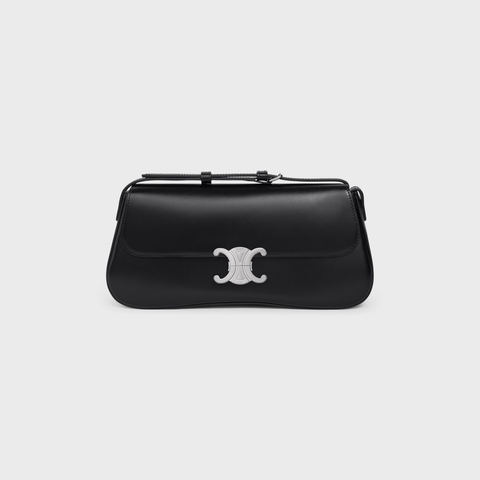 Replicate MEDIUM CELINE LOLA BAG IN SHINY CALFSKIN BLACK(1:1 replica)