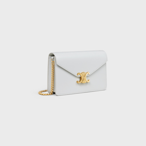 Replicate WALLET ON CHAIN MARGO IN SHINY CALFSKIN MOON(1:1 replica)