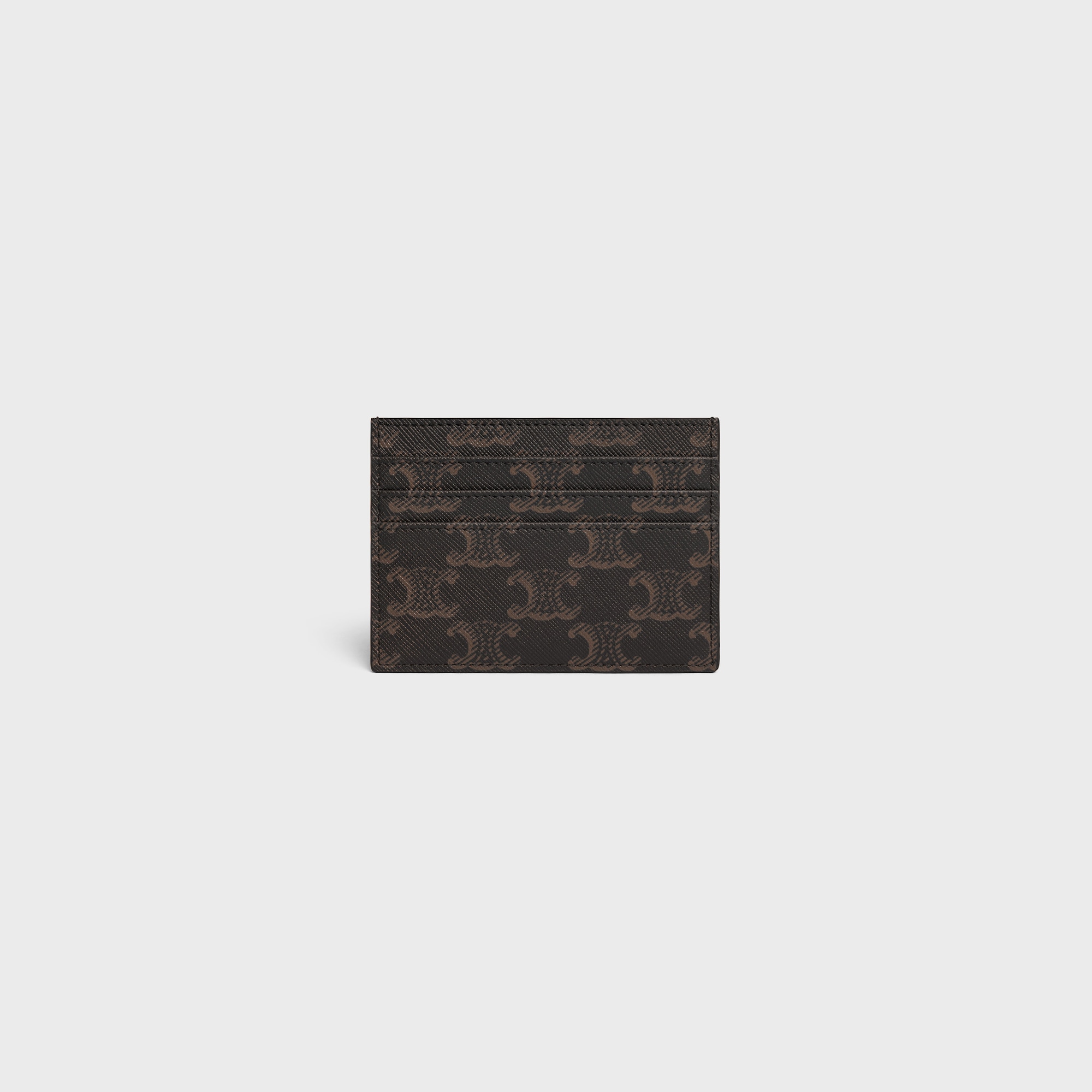 Replicate CARD HOLDER TRIOMPHE IN TRIOMPHE CANVAS TAN(1:1 replica)