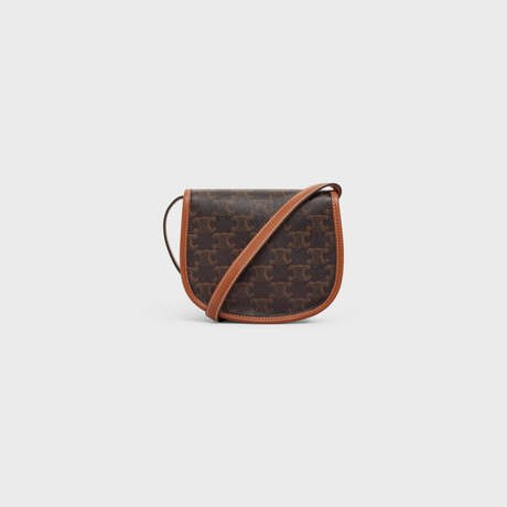 Replicate MINI BESACE IN TRIOMPHE CANVAS AND CALFSKIN TAN(1:1 replica)
