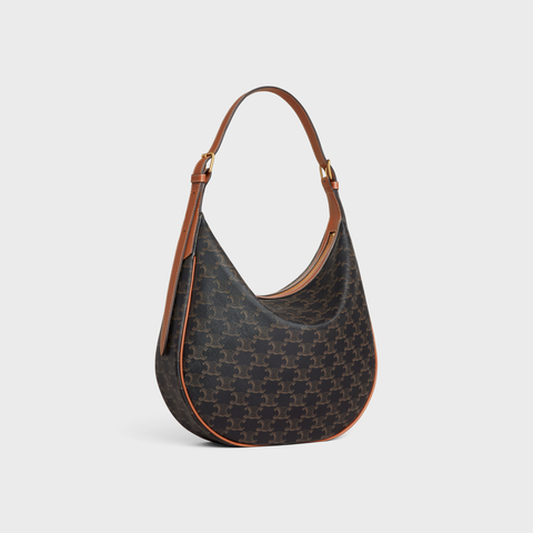 Replicate MEDIUM HELOÏSE BAG CUIR TRIOMPHE IN TRIOMPHE CANVAS AND CALFSKIN TAN(1:1 replica)
