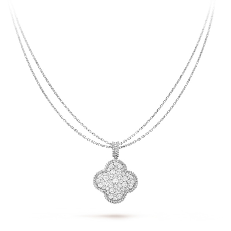 Replicate Magic Alhambra long necklace, 1 motif(1:1 replica)