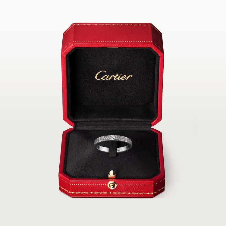 Replicate LOVE ring, mini model, paved(1:1 replica)