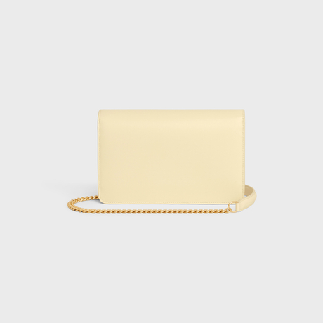 Replicate WALLET ON CHAIN MARGO IN SHINY CALFSKIN SUNLIGHT(1:1 replica)