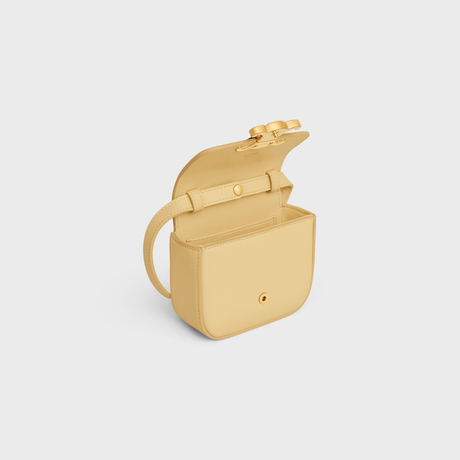 Replicate MINI CLAUDE IN SHINY CALFSKIN POLLEN(1:1 replica)
