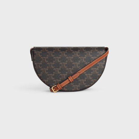 Replicate BESACE CUIR TRIOMPHE IN TRIOMPHE CANVAS AND CALFSKIN TAN(1:1 replica)