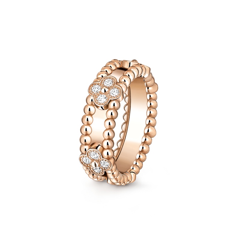 Replicate Perlée sweet clovers ring(1:1 replica)