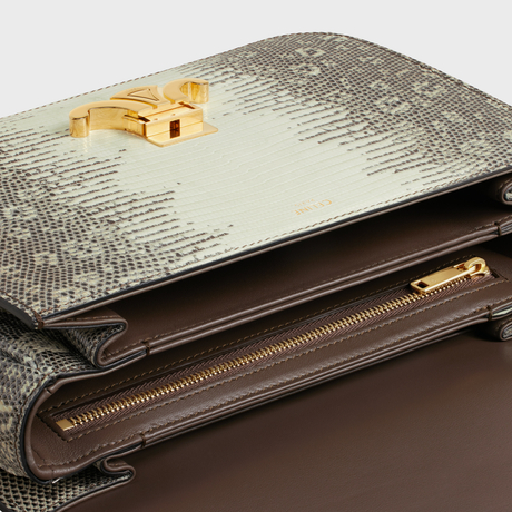 Replicate CLASSIQUE TRIOMPHE BAG IN LIZARD NATURAL(1:1 replica)
