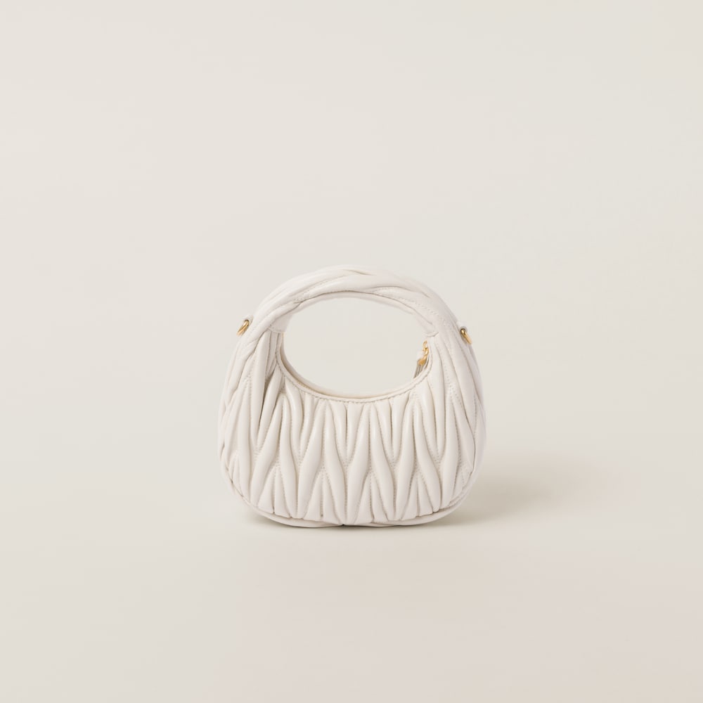 Replicate Wander matelassé nappa leather hobo mini-bag(1:1 replica)