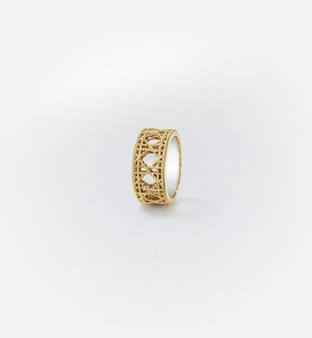 Replicate My Dior Ring Yellow Gold and White Gold(1:1 replica)