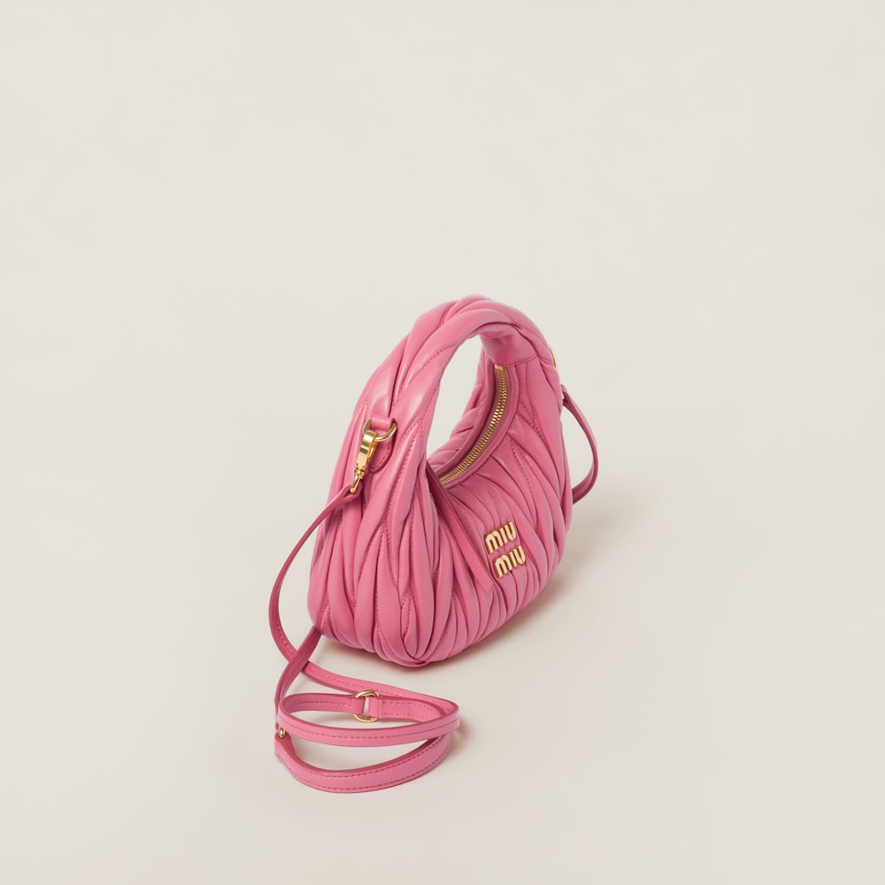 Replicate Wander matelassé nappa leather hobo mini-bag(1:1 replica)