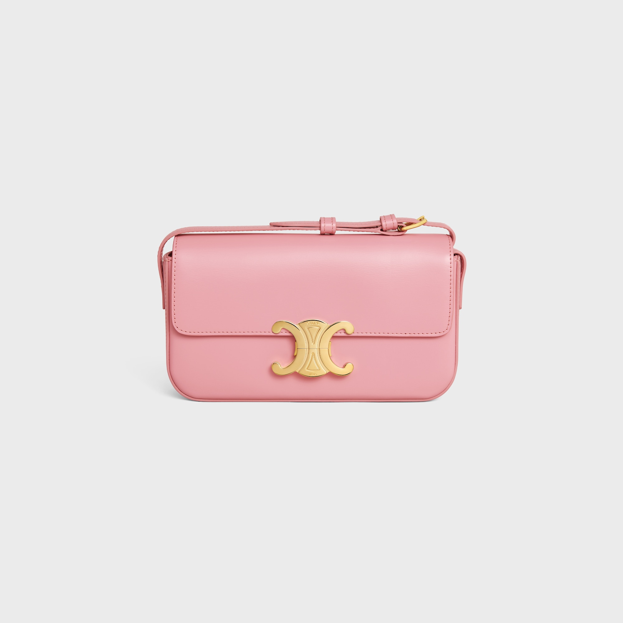 Replicate SHOULDER BAG CLAUDE IN SHINY CALFSKIN(1:1 replica)