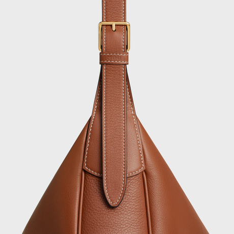 Replicate MEDIUM HELOÏSE BAG CUIR TRIOMPHE IN SUPPLE CALFSKIN TAN(1:1 replica)