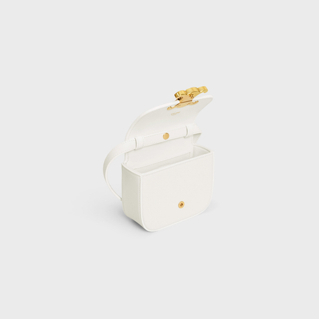 Replicate MINI CLAUDE IN SHINY CALFSKIN WHITE(1:1 replica)