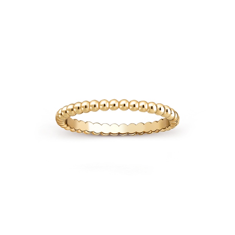 Replicate Perlée pearls of gold ring, small model(1:1 replica)