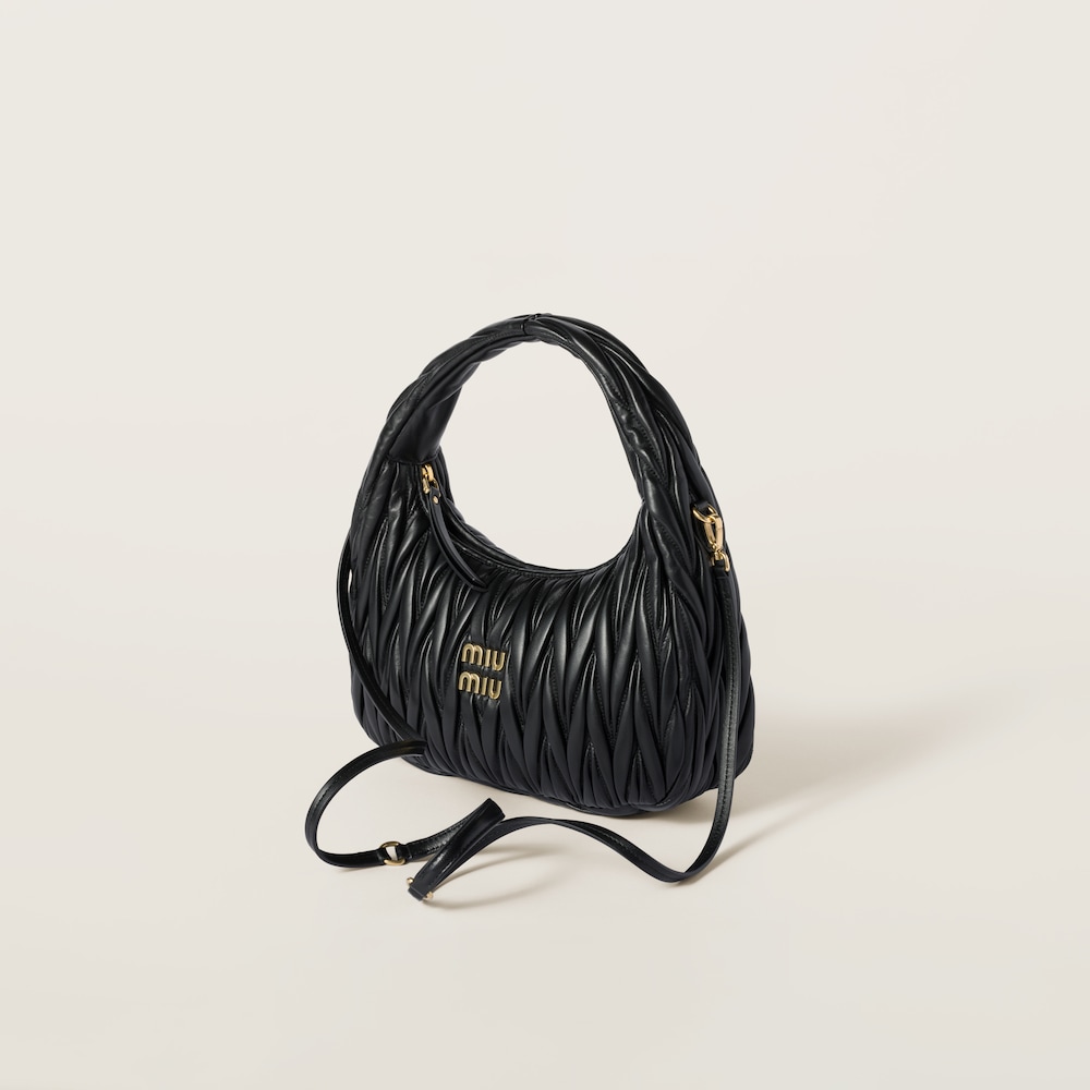 Replicate Regular wander matelassé nappa leather hobo bag(1:1 replica)