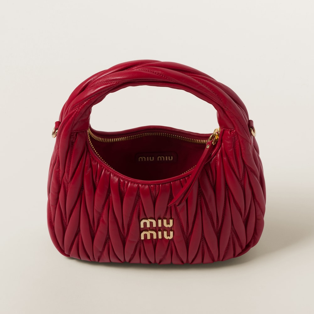Replicate Wander matelassé nappa leather hobo bag(1:1 replica)