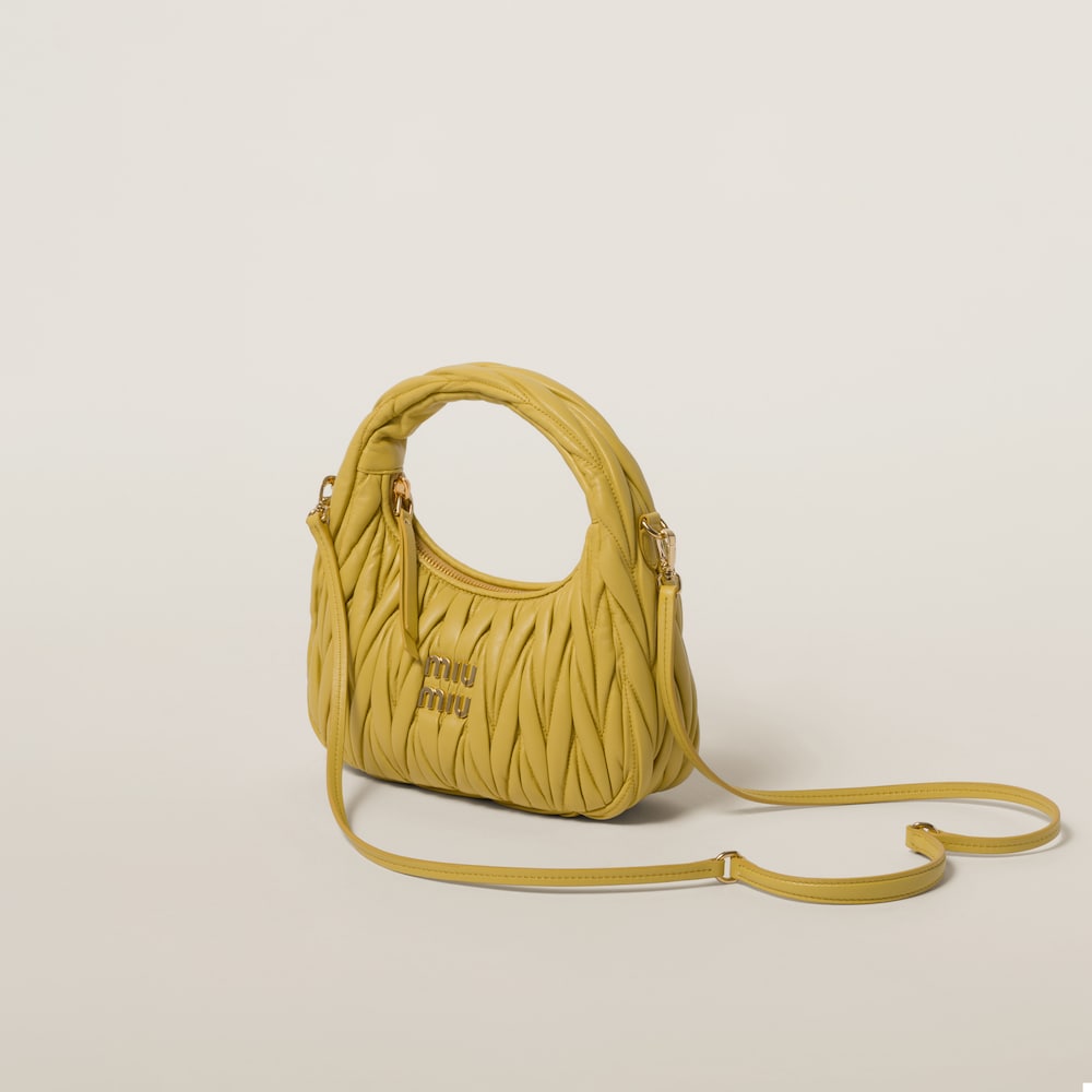Replicate Wander matelassé nappa leather hobo bag(1:1 replica)