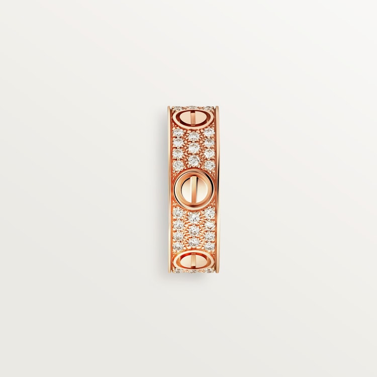 Replicate LOVE ring, classic model, paved(1:1 replica)