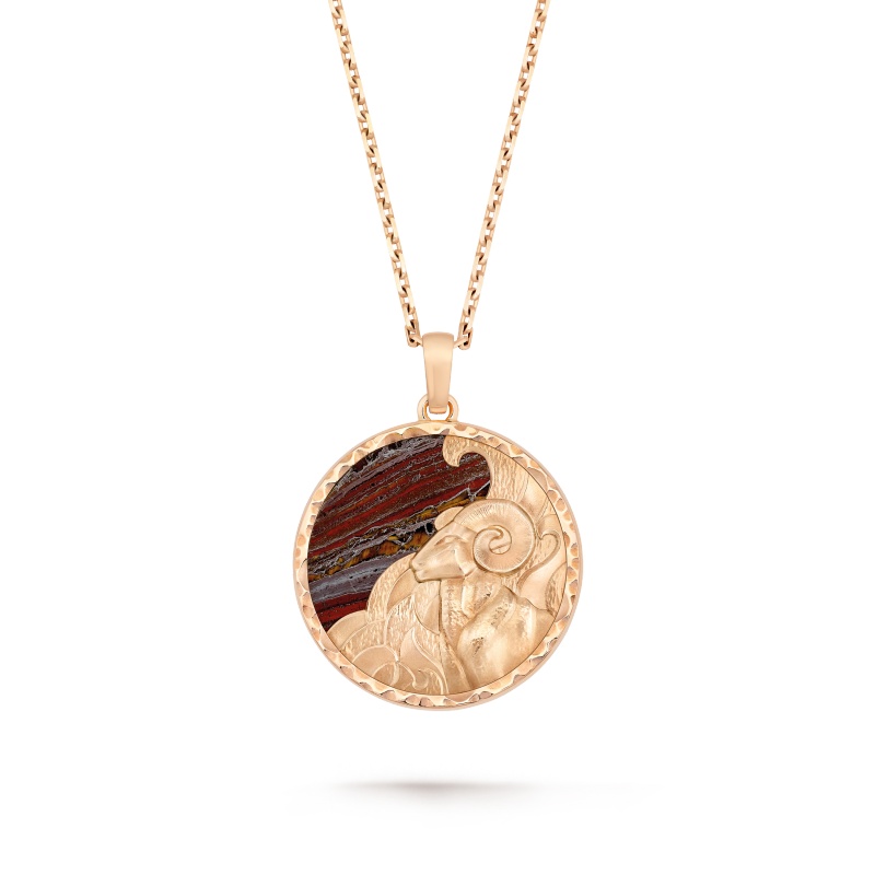 Replicate Zodiaque long necklace Arietis (Aries)(1:1 replica)