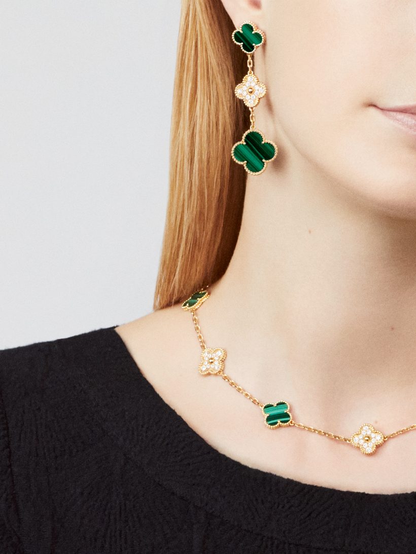 Replicate Magic Alhambra earrings, 3 motifs(1:1 replica)