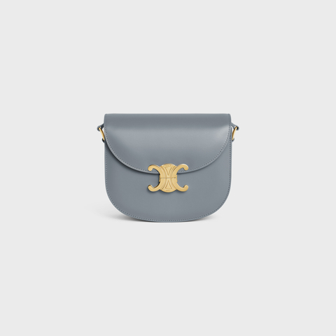 Replicate BESACE CLEA IN SHINY CALFSKIN BLUE GREY(1:1 replica)