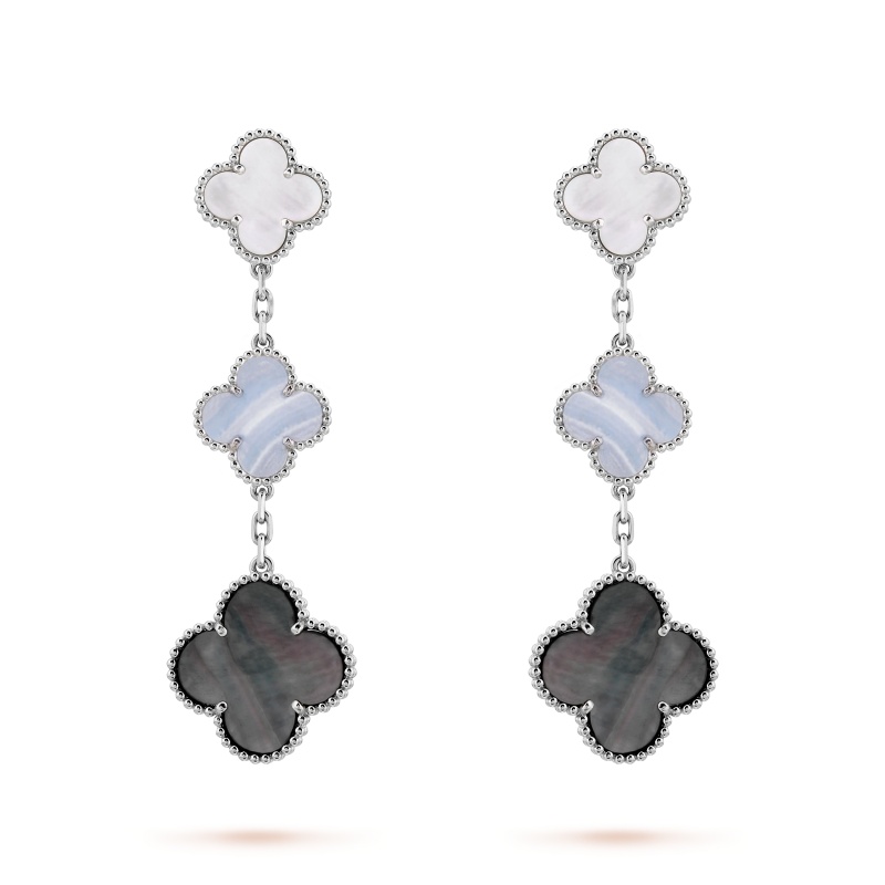 Replicate Magic Alhambra earrings, 3 motifs(1:1 replica)