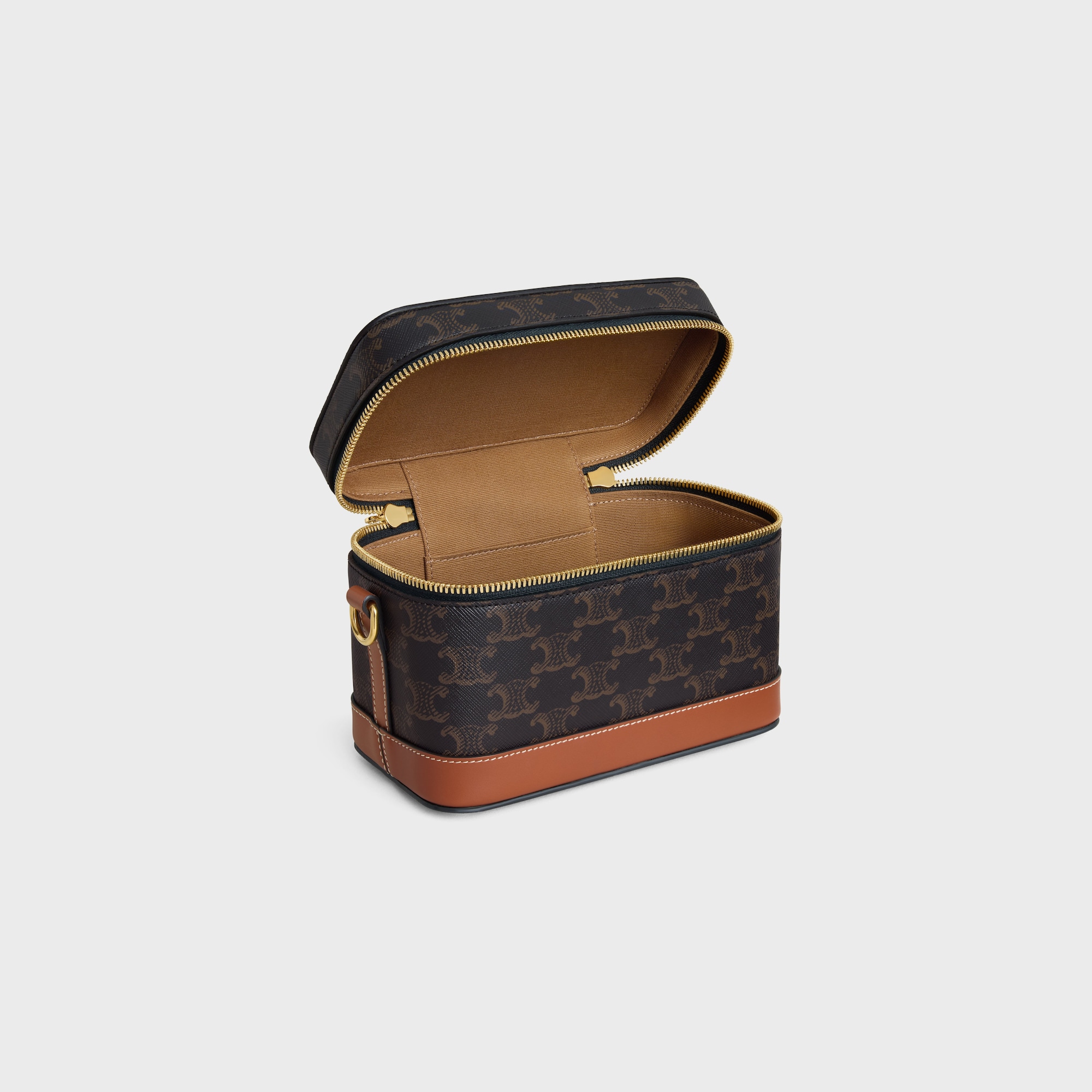 Replicate CELINE VANITY IN TRIOMPHE CANVAS AND CALFSKIN(1:1 replica)
