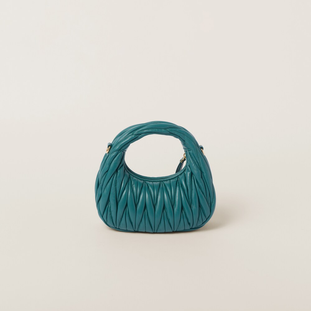Replicate Wander matelassé nappa leather hobo mini-bag(1:1 replica)