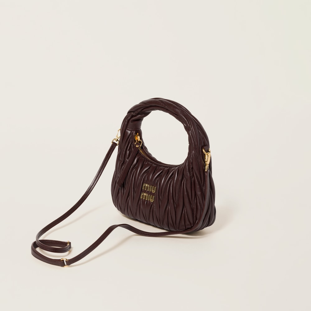 Replicate Wander matelassé nappa leather hobo bag(1:1 replica)